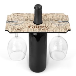 Coffee Lover Wine Bottle & Glass Holder (Personalized)
