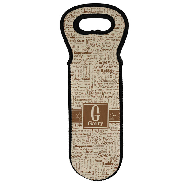 Custom Coffee Lover Wine Tote Bag (Personalized)