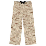 Coffee Lover Womens Pajama Pants - S