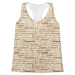Coffee Lover Womens Racerback Tank Top - Small