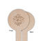 Coffee Lover Wooden 6" Food Pick - Round - Single Sided - Front & Back