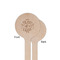 Coffee Lover Wooden 6" Stir Stick - Round - Single Sided - Front & Back
