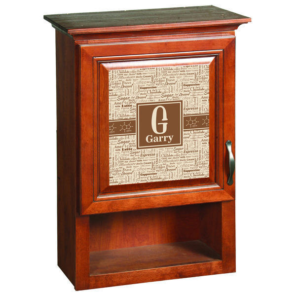 Coffee Lover Wooden Cabinet Decal (Medium)