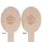 Coffee Lover Wooden Food Pick - Oval - Double Sided - Front & Back