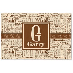 Coffee Lover Woven Mat (Personalized)