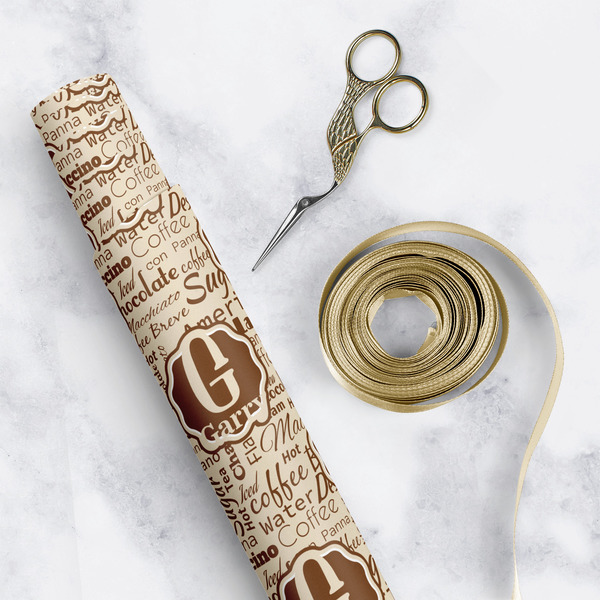 Coffee Lover Wrapping Paper Rolls - Lifestyle 1