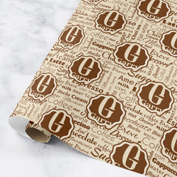 Coffee Lover Wrapping Paper Roll - Medium (Personalized)