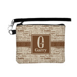 Coffee Lover Wristlet ID Case w/ Name and Initial