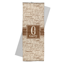 Coffee Lover Yoga Mat Towel (Personalized)