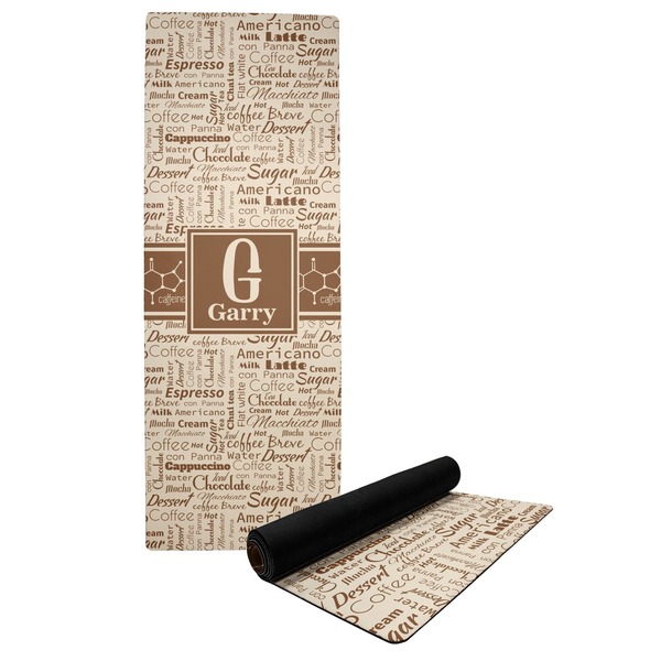 Custom Coffee Lover Yoga Mat (Personalized)