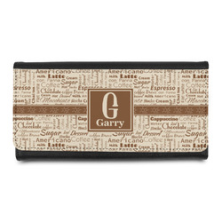 Coffee Lover Leatherette Ladies Wallet (Personalized)