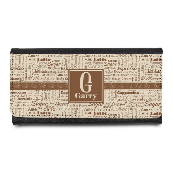 Custom Coffee Lover Leatherette Ladies Wallet (Personalized)