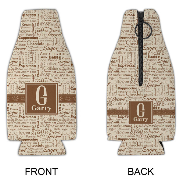 Coffee Lover Zipper Bottle Cooler - APPROVAL