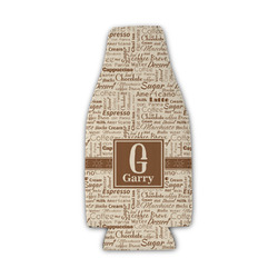Coffee Lover Zipper Bottle Cooler (Personalized)