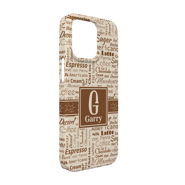 Custom Coffee Lover iPhone Case - Plastic - iPhone 13 (Personalized)