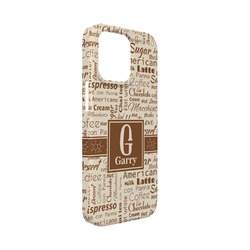 Coffee Lover iPhone Case - Plastic - iPhone 13 Mini (Personalized)