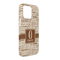 Coffee Lover iPhone Case - Plastic - iPhone 13 Pro Max (Personalized)