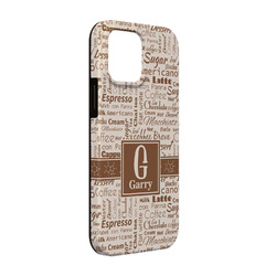Coffee Lover iPhone Case - Rubber Lined - iPhone 13 Pro (Personalized)