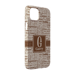 Coffee Lover iPhone Case - Plastic - iPhone 14 (Personalized)