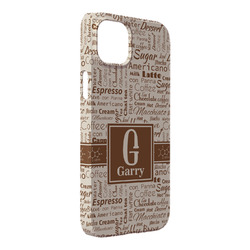 Coffee Lover iPhone Case - Plastic - iPhone 14 Pro Max (Personalized)