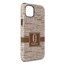 Coffee Lover iPhone Case - Rubber Lined - iPhone 14 Pro Max (Personalized)