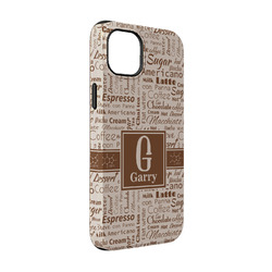 Coffee Lover iPhone Case - Rubber Lined - iPhone 14 (Personalized)