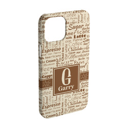 Coffee Lover iPhone Case - Plastic - iPhone 15 Pro (Personalized)