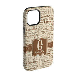 Coffee Lover iPhone Case - Rubber Lined - iPhone 15 Pro (Personalized)