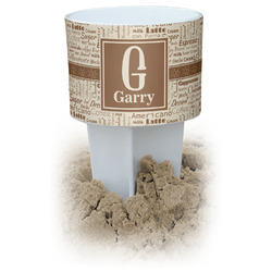 Coffee Lover Beach Spiker Drink Holder (Personalized)