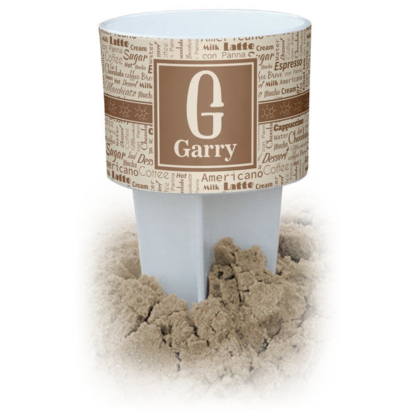 Custom Coffee Lover Beach Spiker Drink Holder (Personalized)