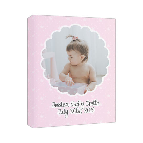 Custom Baby Girl Photo Canvas Print