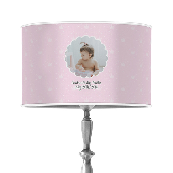 Custom Baby Girl Photo 12" Drum Lamp Shade - Poly-film