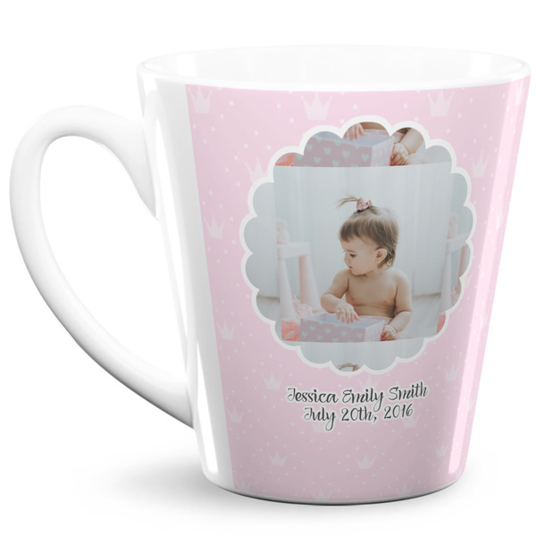 Custom Baby Girl Photo 12 Oz Latte Mug