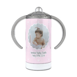 Baby Girl Photo 12 oz Stainless Steel Sippy Cup