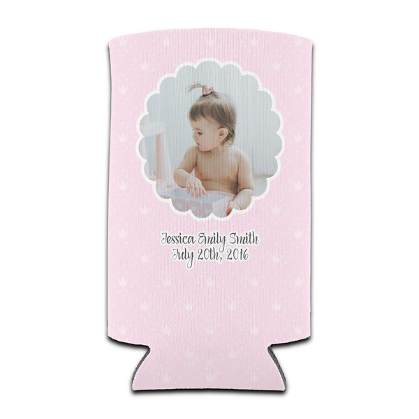 Custom Baby Girl Photo Can Cooler (tall 12 oz)
