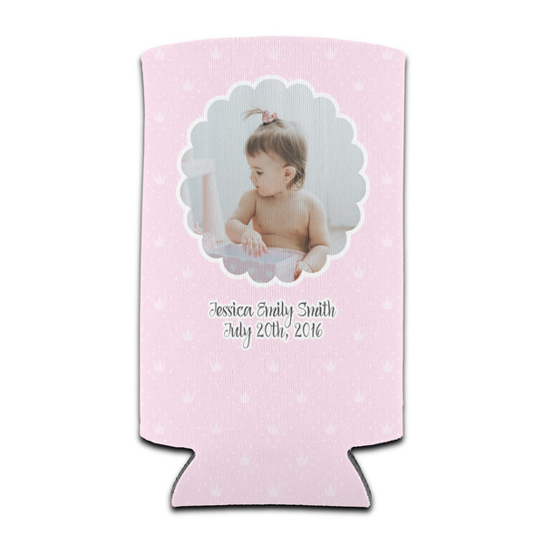 Custom Baby Girl Photo Can Cooler (tall 12 oz)