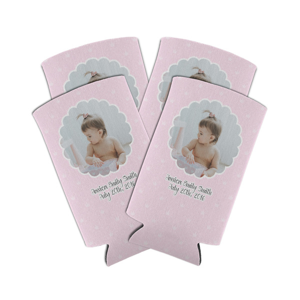 Baby Girl Photo 12oz Tall Can Sleeve - Set of 4 - MAIN