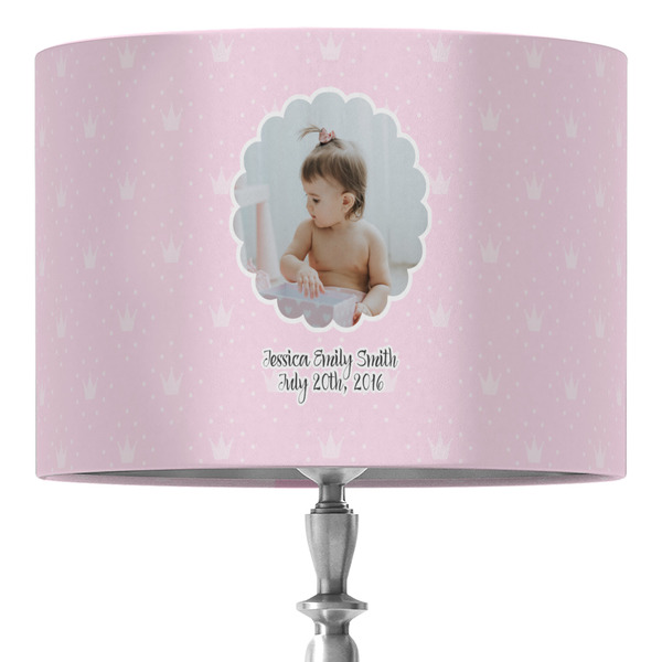 Custom Baby Girl Photo 16" Drum Lamp Shade - Fabric