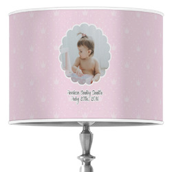 Baby Girl Photo 16" Drum Lamp Shade - Poly-film