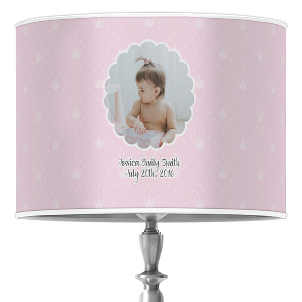 Custom Baby Girl Photo 16" Drum Lamp Shade - Poly-film