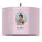 Baby Girl Photo 16" Drum Pendant Lamp - Fabric