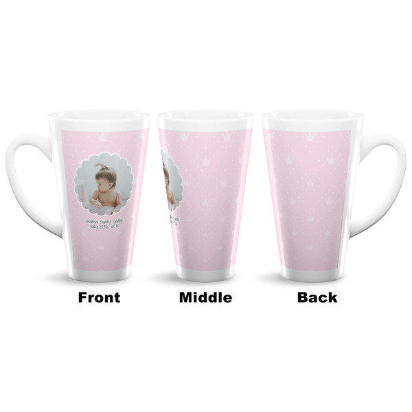 Baby Girl Photo 16 Oz Latte Mug - Approval