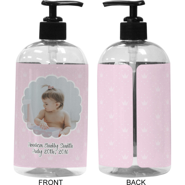 Baby Girl Photo 16 oz Plastic Liquid Dispenser (Approval)