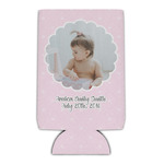 Baby Girl Photo Can Cooler