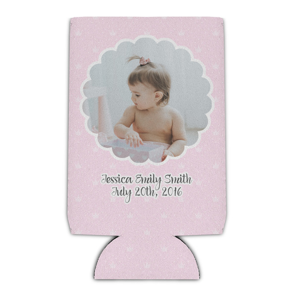 Custom Baby Girl Photo Can Cooler