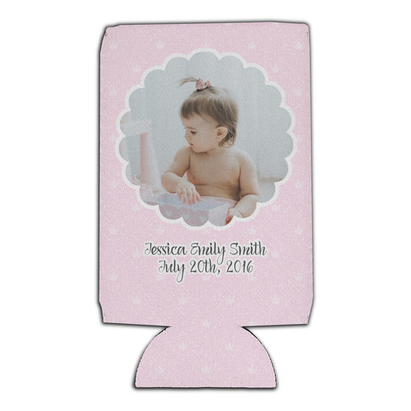 Baby Girl Photo 16oz Can Sleeve - Set of 4 - FRONT
