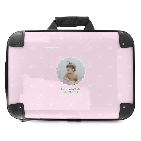 Custom Baby Girl Photo Hard Shell Briefcase - 18"
