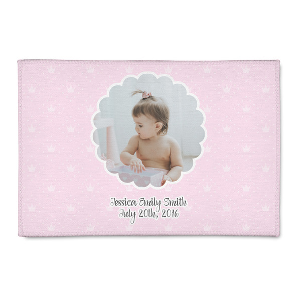 Custom Baby Girl Photo 2' x 3' Indoor Area Rug