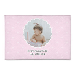 Baby Girl Photo Patio Rug