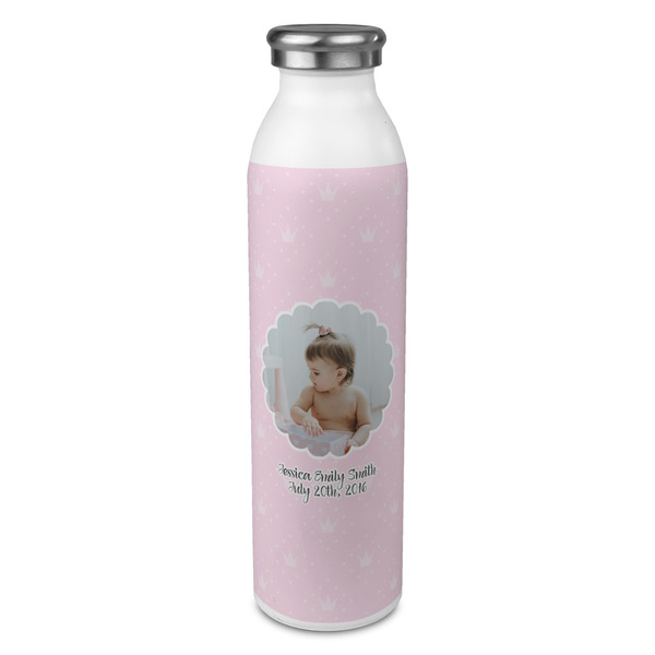 Custom Baby Girl Photo 20oz Stainless Steel Water Bottle - Full Print